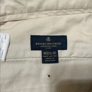 Brooks Brothers Beige Advantage Chino Pants